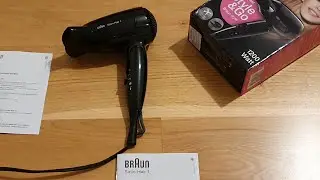 BRAUN Satin Hair 1 - unboxing and quick test