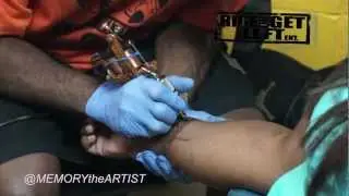 #GRAMfam RIDEORGETLEFT's MEMORY gets TATTED