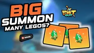 HUGE HERO SUMMON - How Many Legendaries? in FIST OUT: CCG DUEL
