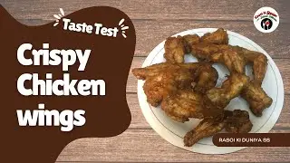 Crispy Chicken wings recipe by Rasoi Ki Duniya SS | Chicken wings | Hot wings | Fried Chicken wings