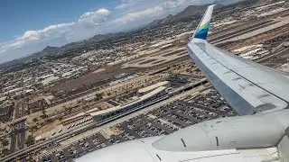 *MAX POWER* HOT Phoenix Sky Harbor Takeoff | Alaska Airlines Boeing 737-990(ER) | N477AS | FULL 27K
