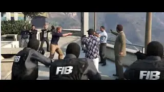 Michael and Dave vs Steve , FIB , IAA  GTA V (EP 4) llAweSammO Gaming
