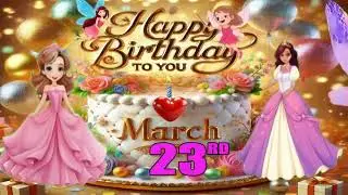 March 23rd Birthday wishes & song