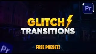 Download Free Glitch Transitions Pack for Premiere Pro