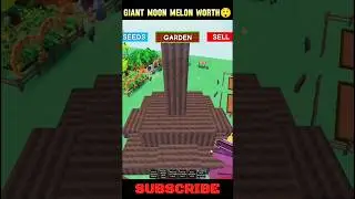 How Much Is The Giant Moon Melon Worth🤨?? #growagarden #shorts #viralvideo #roblox