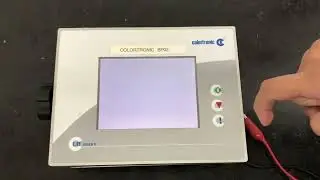 Teste unidade de opera&ccedil;&atilde;o Painel Colortronic UB Touch II Or&ccedil;amento:4516 NDS:5525