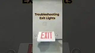 Troubleshooting 101: Exit Lights not Working Properly! #troubleshooting #electricalwiring #subscribe