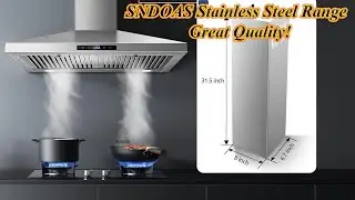 SNDOAS 30-Inch Wall Mount Range Hood | Stainless Steel Kitchen Vent Hood/Amazon Insider