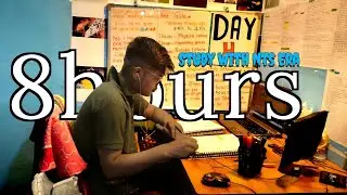 🎧 LIVE 8-Hour Study With Me 📚 | Rainy UK Ambience 🌧️ | Focus & Deep Work | Pomodoro timer