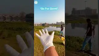 Go for Gomti, every Sunday 6am-9am||Swach Bharat #cleaning #lucknow #shorts #status #video #viral