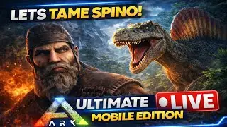 Spinosaurus Tame LIVE 🔥 ARK ULTIMATE MOBILE EDITION LIVE | HINDI