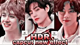 New capcut HDR trend l How to add HDR effect on Capcut l 2 step capcut hdr effect l HDR on capcut