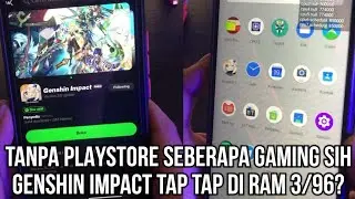 RAM 3/32 TANPA PLAYSTORE? TEST PERFORMA GENSHIN IMPACT TAP TAP REDMI 9 HELIO G80 OVERCLOCK MEDIATEK