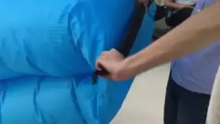 How to inflate your inflatable sofa with a fan - Happy Air Sofa