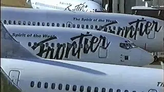 Plane Spotting - Denver Int'l Airport - 1997 Classic Footage