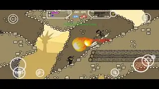 Mini Militia DA2 Team Death Match Gameplay on Underground Map