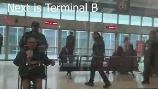 Locating EWR Newark airport Departures of all terminals - Part Three