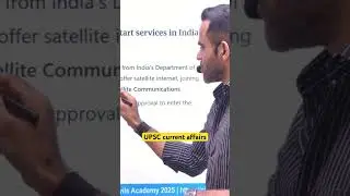 Starlink | Satellite Internet in India | UPSC current affairs 2025 Shorts #shorts