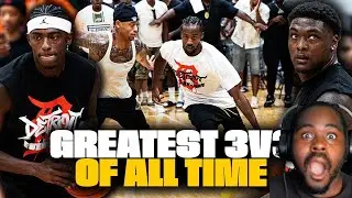 The GREATEST 3v3 Ever!...(Nas, Frank Nitty, Beno vs Detroit) REACTION