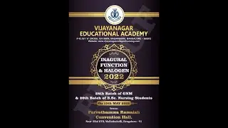 Inaugural Function & Halogen 2022  | Vijayanagar Educational Academy | Bangalore