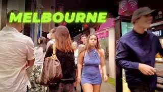 Melbourne CBD Exciting Weekend Nightlife || AUSTRALIA  🇦🇺