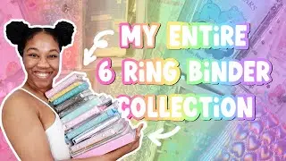 My 6 ring binder collection revealed! 🌈😮 + some of my favorite journal spreads!