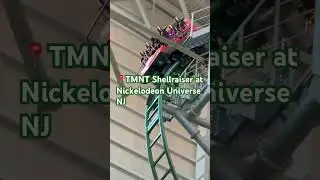World&rsquo;s steepest drop!🎢 #rollercoaster #amusementpark #ride #nickelodeon