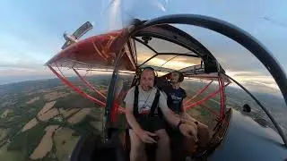 Sunset formation flying