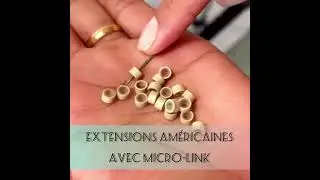 EXTENSIONS AM&Eacute;RICAINES AVEC MICRO-LINK/ TISSAGE PERL&Eacute;
