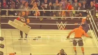 Roman Reigns & The Usos attack Brock Lesnar off air after - WWE RAW & SMACKDOWN 