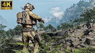 Ghost Recon Breakpoint - Delta Force - Tactical Infiltration - No HUD Immersion [4K UHD 60FPS]