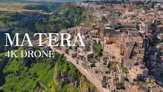 🔴 하늘 위 마테라 | Matera, Italy 4K Drone View & Calm Music