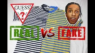 How To Spot Fake Guess A$AP Rocky T-shirt | REAL VS FAKE