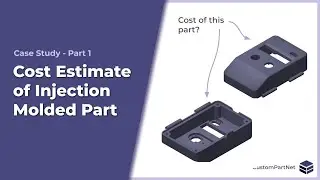 Cost estimation for complex injection molded part
