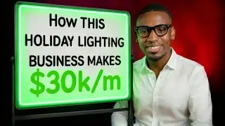 How This Holiday Lighting Business Generates $30K Per Month (STEP-BY-STEP)