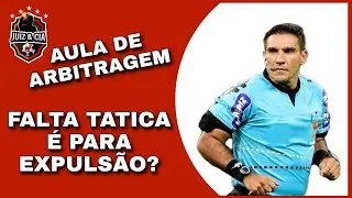 AULA DE ARBITRAGEM COM LEANDRO BIZZIO REGRA 12 - FALTAS TATICAS E ANT JOGO