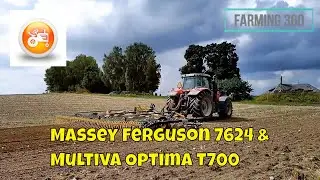 Tillage 2018 | Multiva Optima T700 harrow & Massey Ferguson 7624