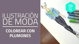 Cómo colorear un figurín con plumones: básico