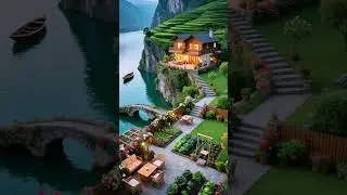 🌸 ||This is not just a home||😍#DreamHome #NatureVibes #LakesideLiving
