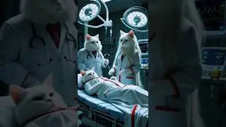 Cat Doctors in Action! 🐾 Surgery Room Drama 😺🩺 | Funny Cat AI Short#ytshorts#aicatstories #aishorts
