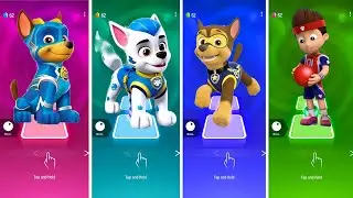 Marshall VS Rubble Paw Patrol VS Paw Patrol Ryder VS Paw Patrol - Tiles Hop EDM Rush