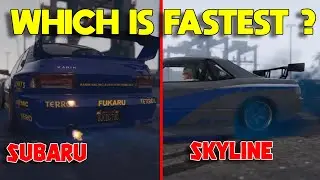 Sultan RS Classic vs Annis Elegy Retro Custom ( Subaru Impreza vs Nissan Skyline ) GTA Online Test