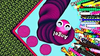 SNAKE IO 🐍 KING  RAINBOW 🌈SNAKE 🐍 VS 1000 PRO GAINT SNAKES 🐍 EPIC SNAKEIO GAMEPLAY#snakegame #snakes