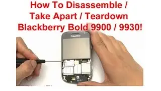 Blackberry 9930 Screen Replacement Directions