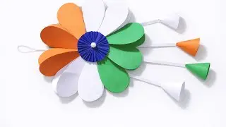 10 Quick Easy Paper Wall Hanging Ideas / Heart Flower Wall decor / Cardboard  Reuse /Room Decor DIY