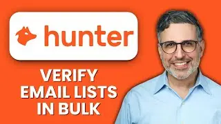 NEW! How to Verify Email Lists in Bulk Using Hunter.io (2025) ✅ | Clean & Reliable Lead Data