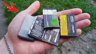 ¡Nadie había visto esto! Mira lo que hice con baterías de celulares