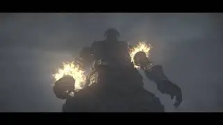 Koco Plays w/ Bear Friend - Shadow of the Colossus (PS 4) - Colossus #16 - Andre the Giant - Ending