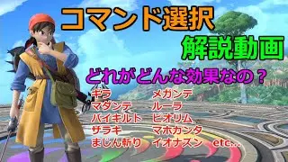魔法で何でもおまかせあれ！？勇者コマンド選択解説動画【スマブラSP】