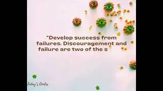 Personal Development   Develop success from failures  Discouragement and failure